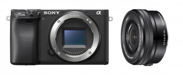 Sony Alpha ILCE-6400+16-50mm OSS schwarz Digital-Systemkamera-Kit
