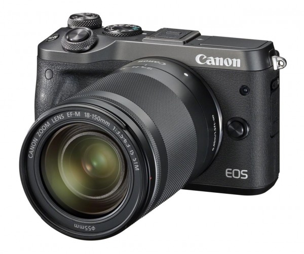 Canon EOS M6 + EF-M 18-150mm 1:3.5-6.3 IS STM Systemkamera 24,2 MP CMOS 6000 x 4000 Pixel Schwarz