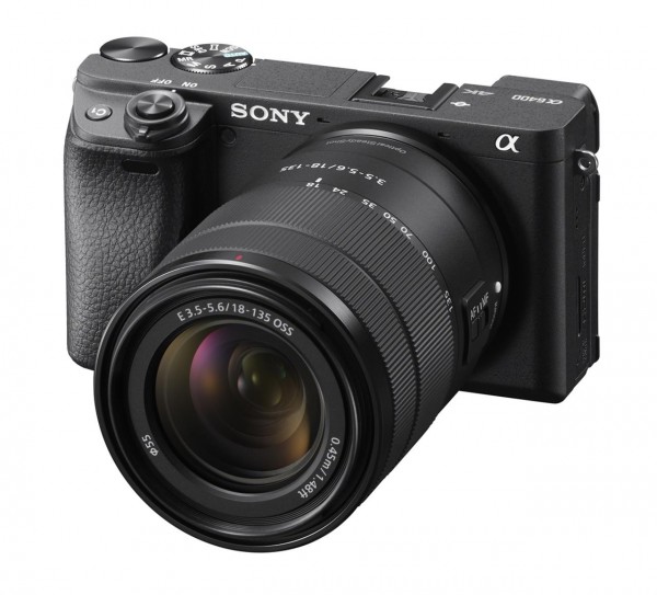 Sony Alpha ILCE-6400+18-135mm OSS schwarz Digital-Systemkamera-Kit