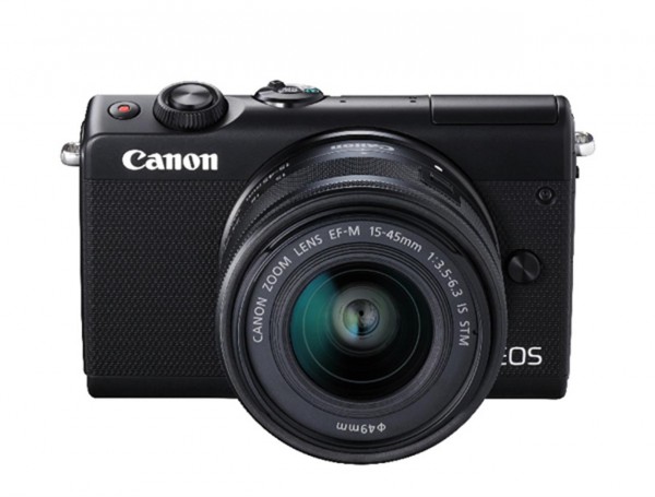 Canon EOS M100 + EF-M 15-45mm IS STM Systemkamera 24,2 MP CMOS 6000 x 4000 Pixel Schwarz